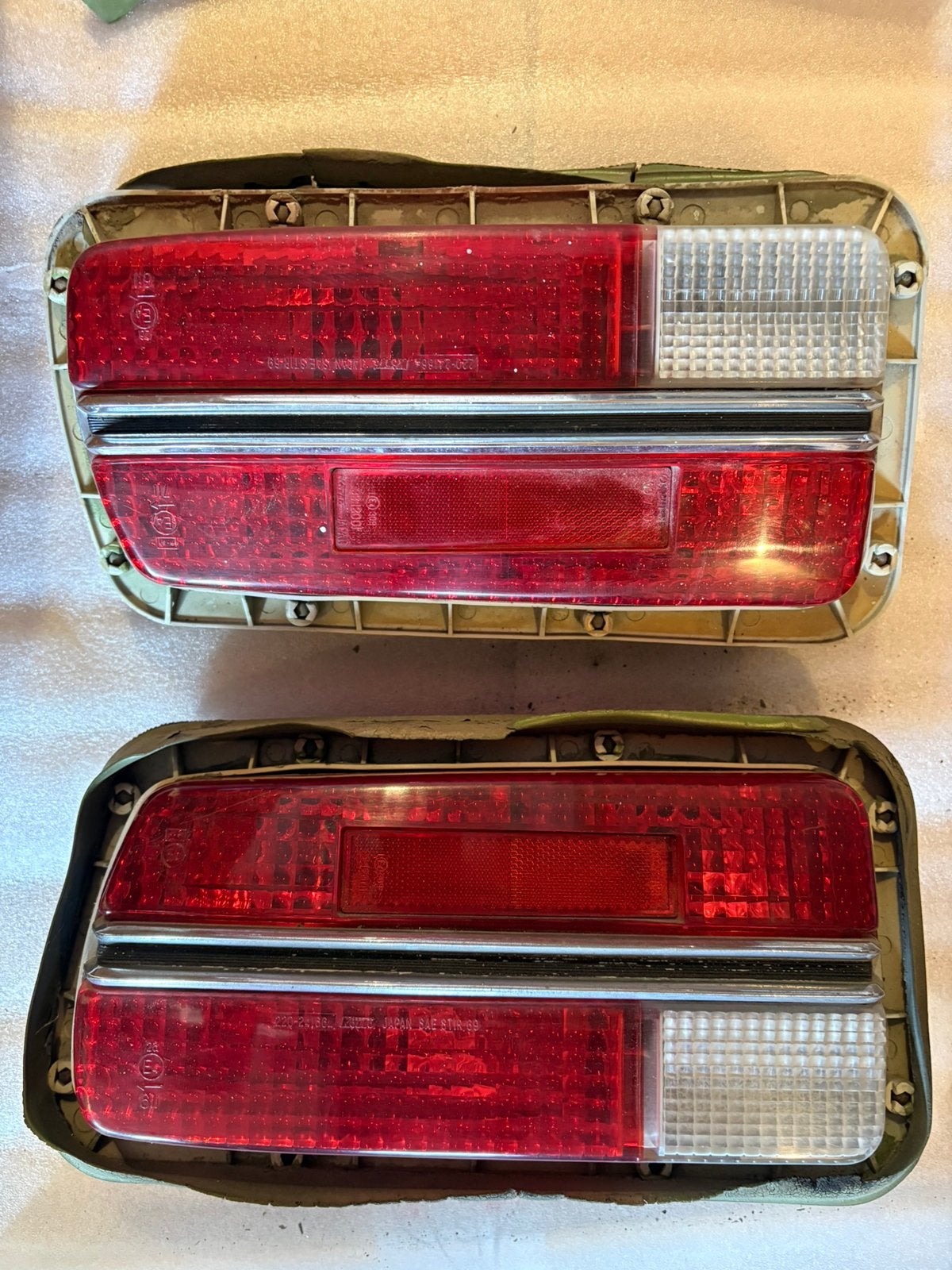 Datsun 240Z achterlichten, Auto-onderdelen, Ophalen of Verzenden, Gebruikt, Oldtimer onderdelen