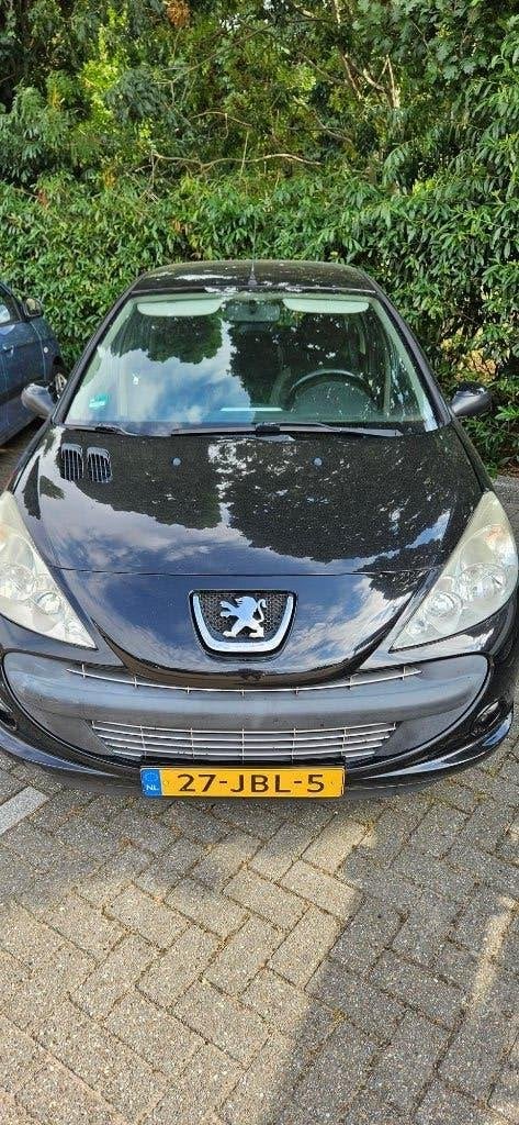 Peugeot 206+ 1.4 5D 2009 Zwart, Auto's, Peugeot, Voorwielaandrijving, 206+, 31 €/maand, 4 cilinders