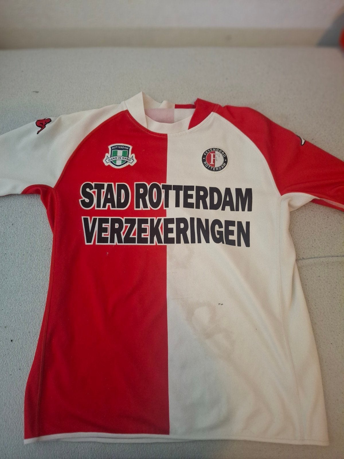 Feyenoord Thuisshirt Kuyt #7 2003/2004, Kleding | Heren, Sportkleding, Kappa, Overige maten, Ophalen of Verzenden, Voetbal
