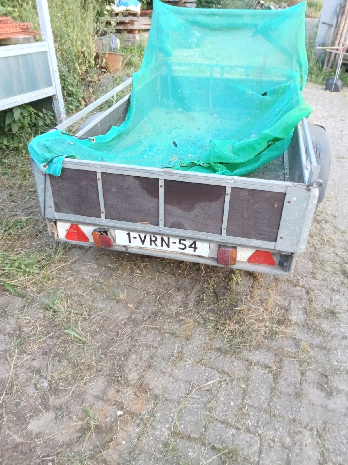 Aanhanger met aandachtspunt bodem, Auto diversen, Ophalen of Verzenden