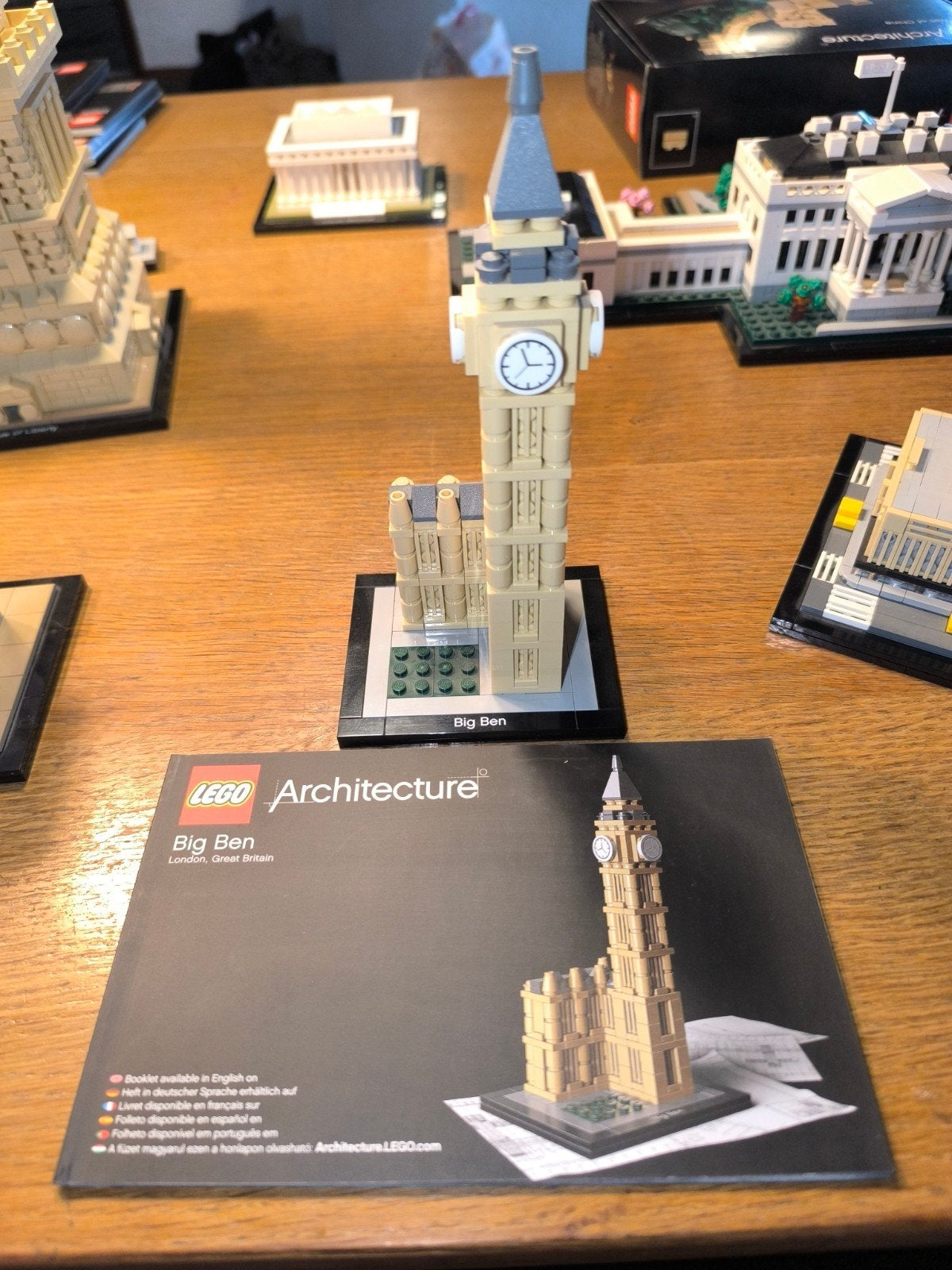 LEGO Architecture Big Ben (21013) - London, Groot-Brittannië, Ophalen, Zo goed als nieuw