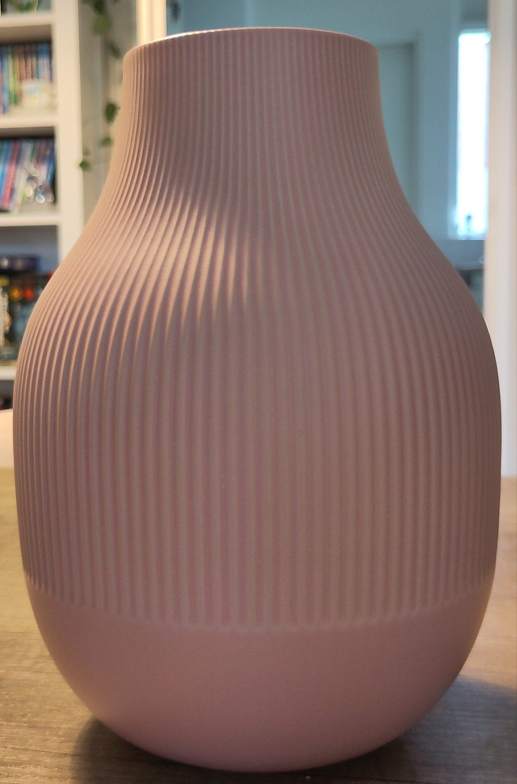 Roze ikea vaas, Ophalen, Zo goed als nieuw, Roze, 21 cm