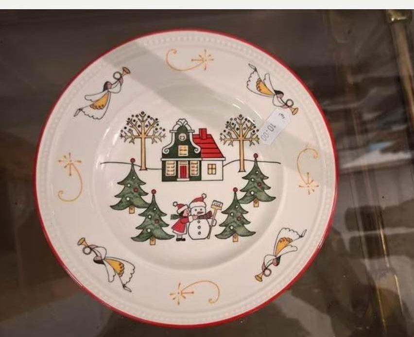 Wedgwood Windsor Christmas ontbijtbordje, Antiek en Kunst, Ophalen
