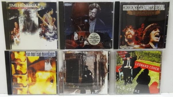 6 cd’s met The Best of Pop & Rock Music., Cd's en Dvd's, Cd's | Rock, Ophalen of Verzenden, Gebruikt, Poprock