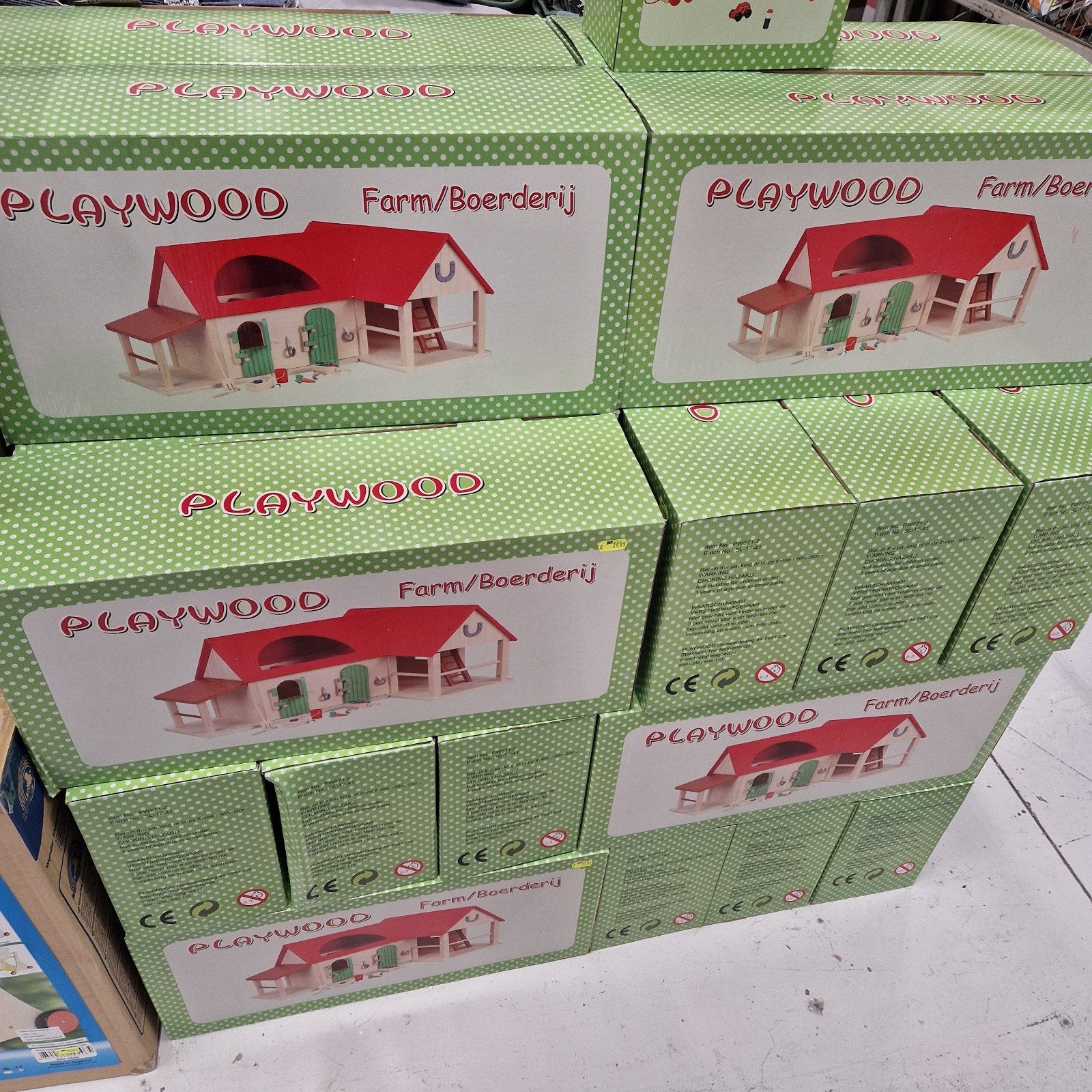 Playwood Houten Boerderij - Nieuw in Doos!, Jongen of Meisje, Playwood, Onbekend, Nieuw