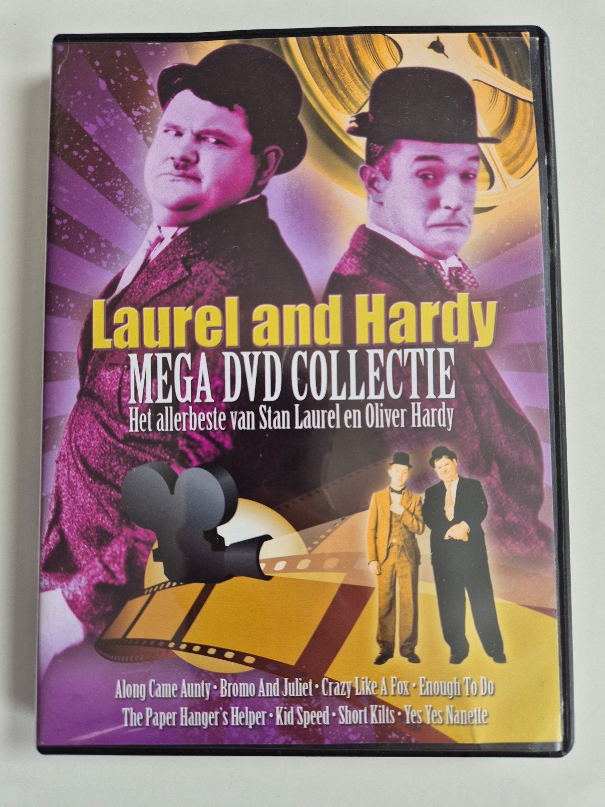 Laurel and Hardy Mega DVD Collectie - Het allerbeste, Alle leeftijden, Ophalen of Verzenden, Zo goed als nieuw, Engels