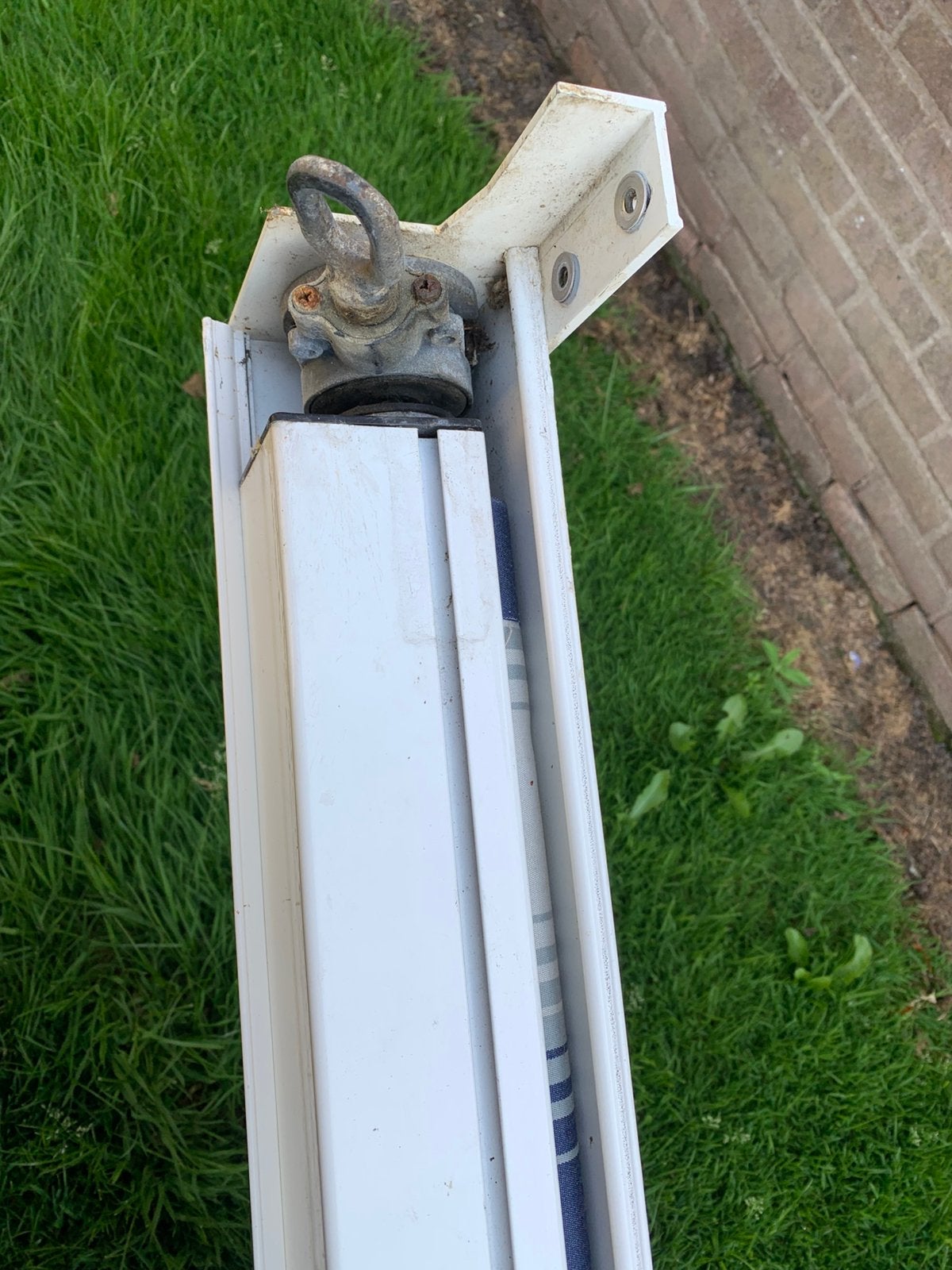 zonnescherm 330 cm zonwering scherm screen, Tuin en Terras, Zonneschermen, Ophalen, Zo goed als nieuw, 150 tot 300 cm, 250 cm tot 450 cm