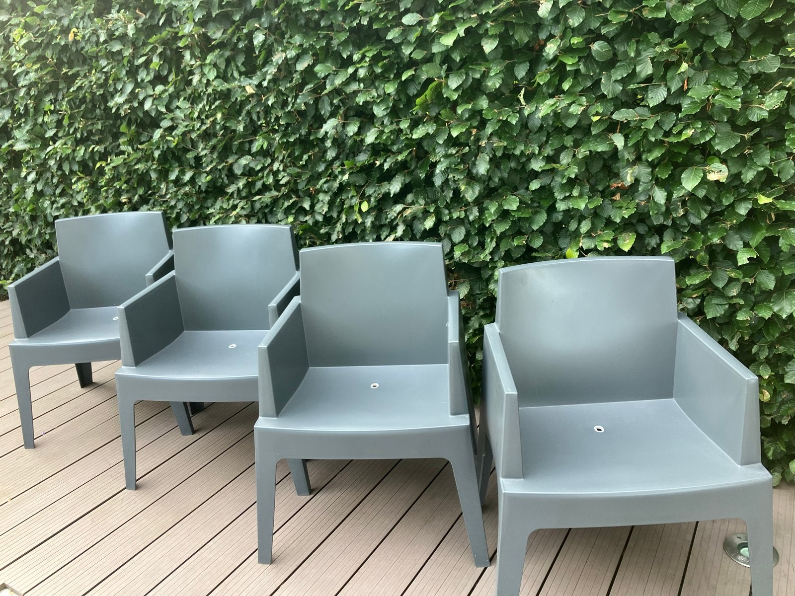 Tuinstoelen, Ophalen, Gebruikt, Kunststof, Stapelbaar