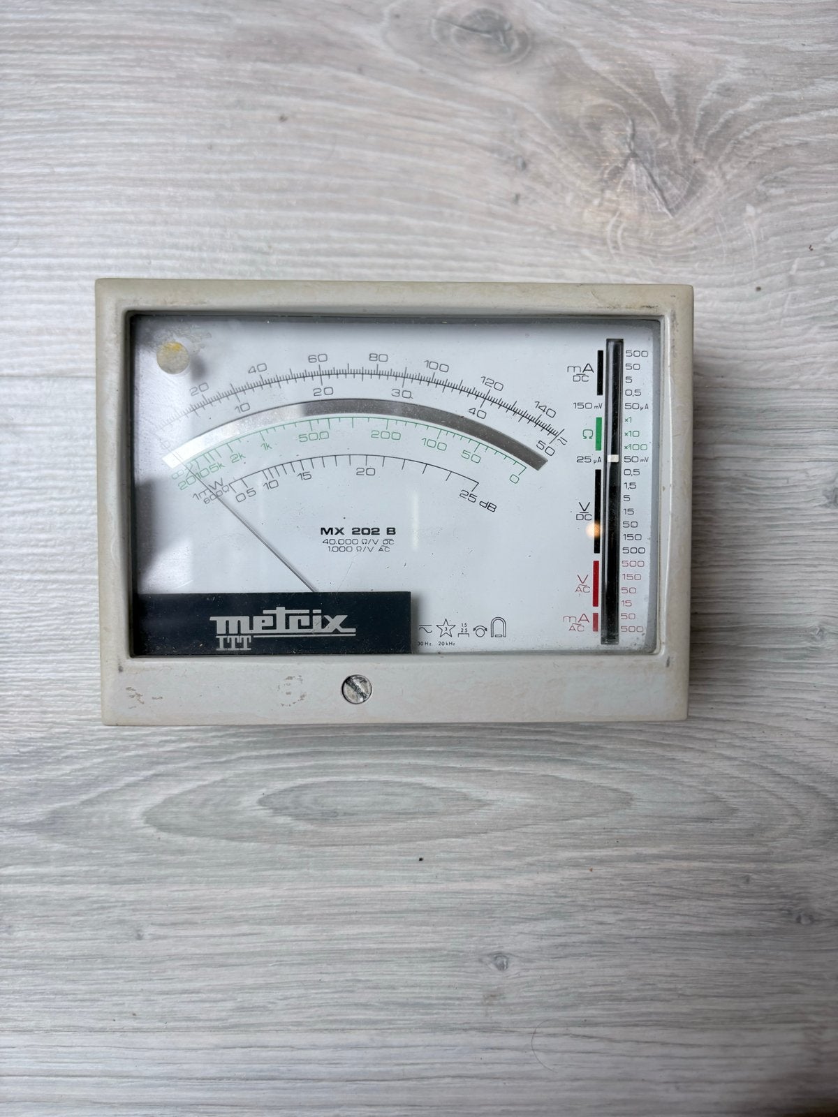 Metrix MX 202 B Multimeter - Vintage Analoge Meter, Ophalen, Overige typen