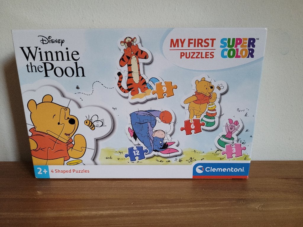 My first Puzzles Winnie the Pooh 4 in 1, Ophalen of Verzenden, 10 tot 50 stukjes, Zo goed als nieuw, 2 tot 4 jaar