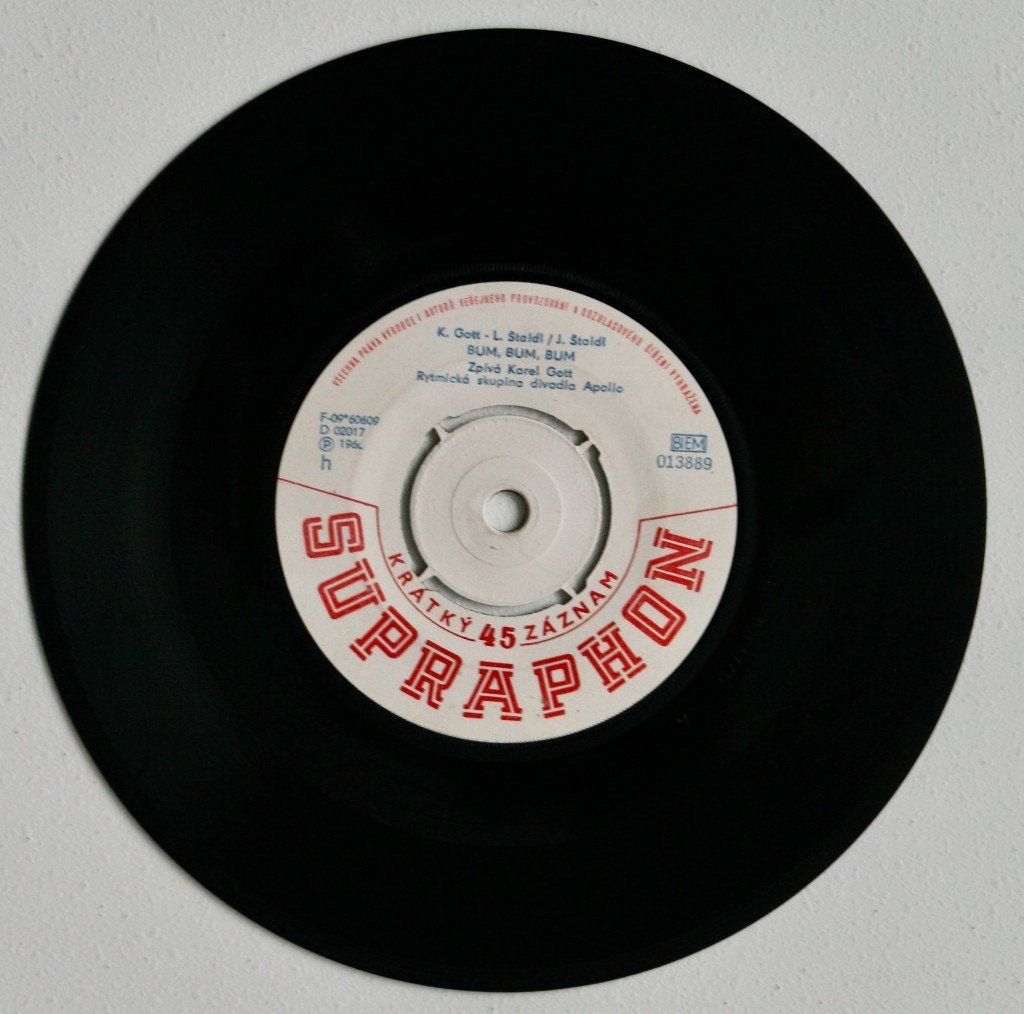 Karel Gott - Bum bum bum (1966), 7 inch, Ophalen of Verzenden, Zo goed als nieuw, Pop