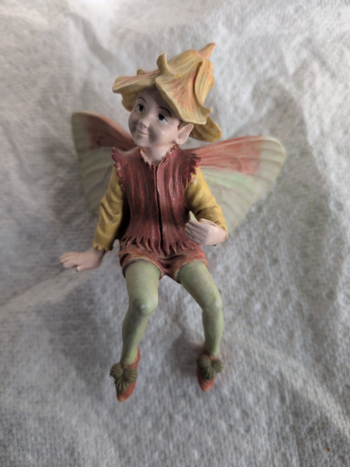 Schattig Elfje Beeldje met Vlinderachtige Vleugels, Verzamelen, Ophalen of Verzenden, Gebruikt
