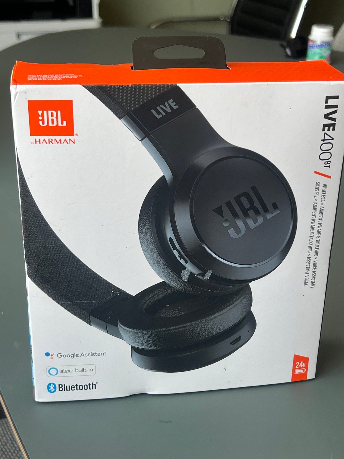 JBL Live 400BT On-ear Koptelefoon Zwart - Nieuw in doos, JBL, Bluetooth, Nieuw, On-ear