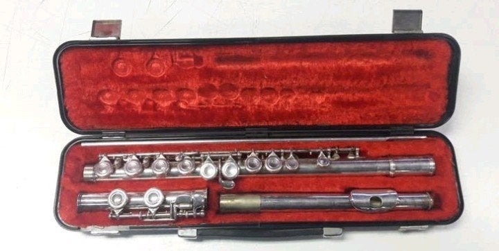 Drawsfluit prelude Hakkert 1983, Ophalen of Verzenden, Gebruikt, Dwarsfluit, Met koffer of tas