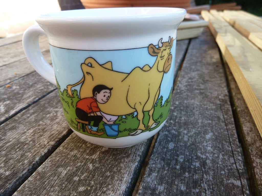 Suske en wiske beker, Ophalen of Verzenden, Suske en Wiske, Gebruikt, Gebruiksvoorwerp