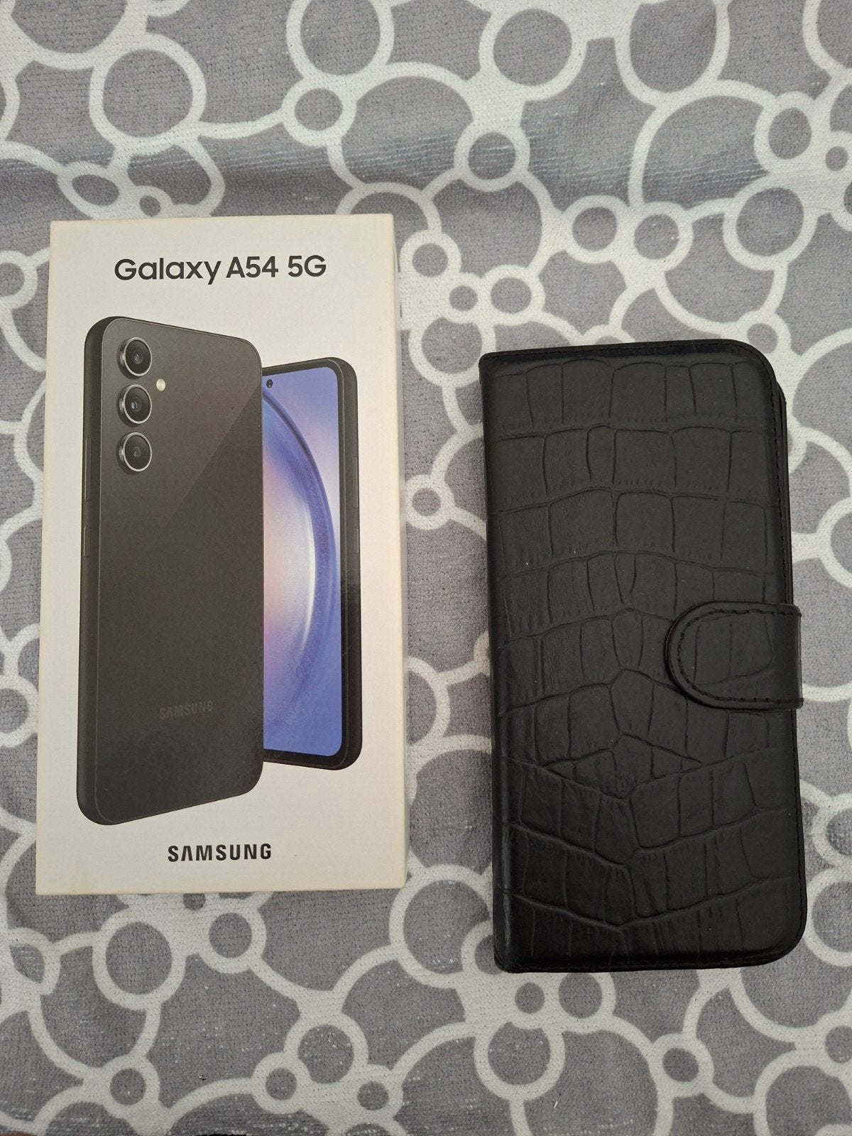 Samsung Galaxy A54 5G Zwart 128GB - Zo goed als nieuw, Telecommunicatie, Mobiele telefoons | Samsung, Ophalen, Zwart, Touchscreen