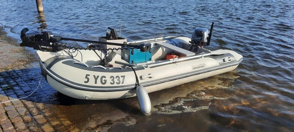 Rubberboot Nimarine + Yamaha F15 compleet, Watersport en Boten, Rubberboten, Aluminium, Gebruikt, Benzine, Minder dan 70 pk