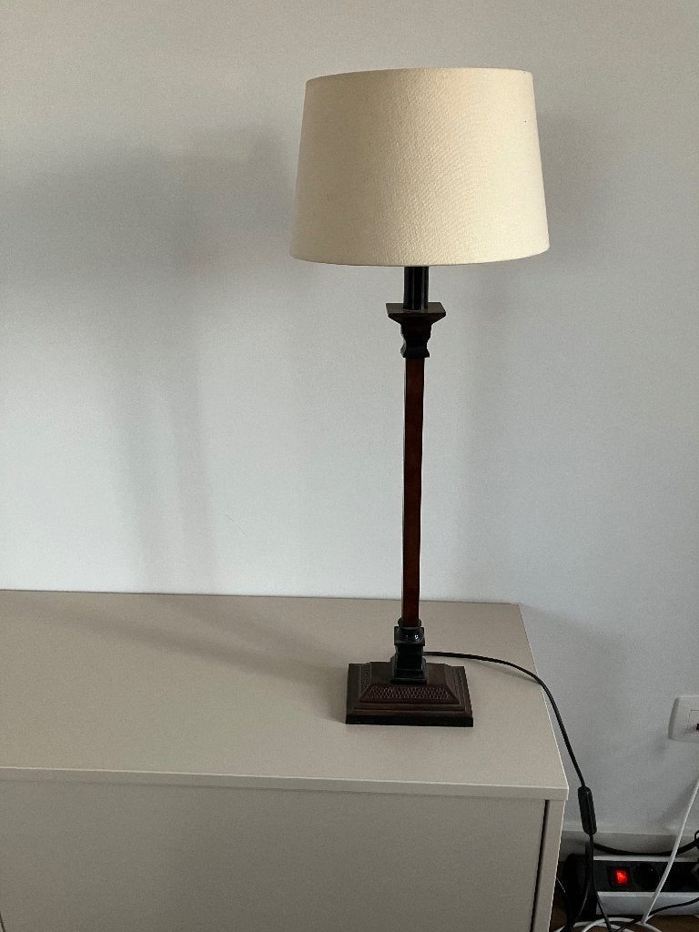 Tafellamp, Zo goed als nieuw, 70 cm, Kunststof, Ophalen