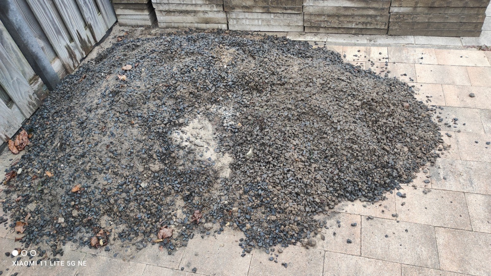 Grind Basalt ca. 15 kruiwagens, Tuin en Terras, Ophalen