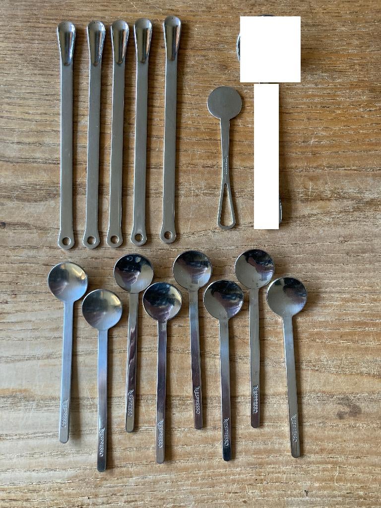 Lepel lepeltje koffielepeltje roerstaafje latte Nespresso, Huis en Inrichting, Keuken | Bestek, Ophalen of Verzenden, Zo goed als nieuw