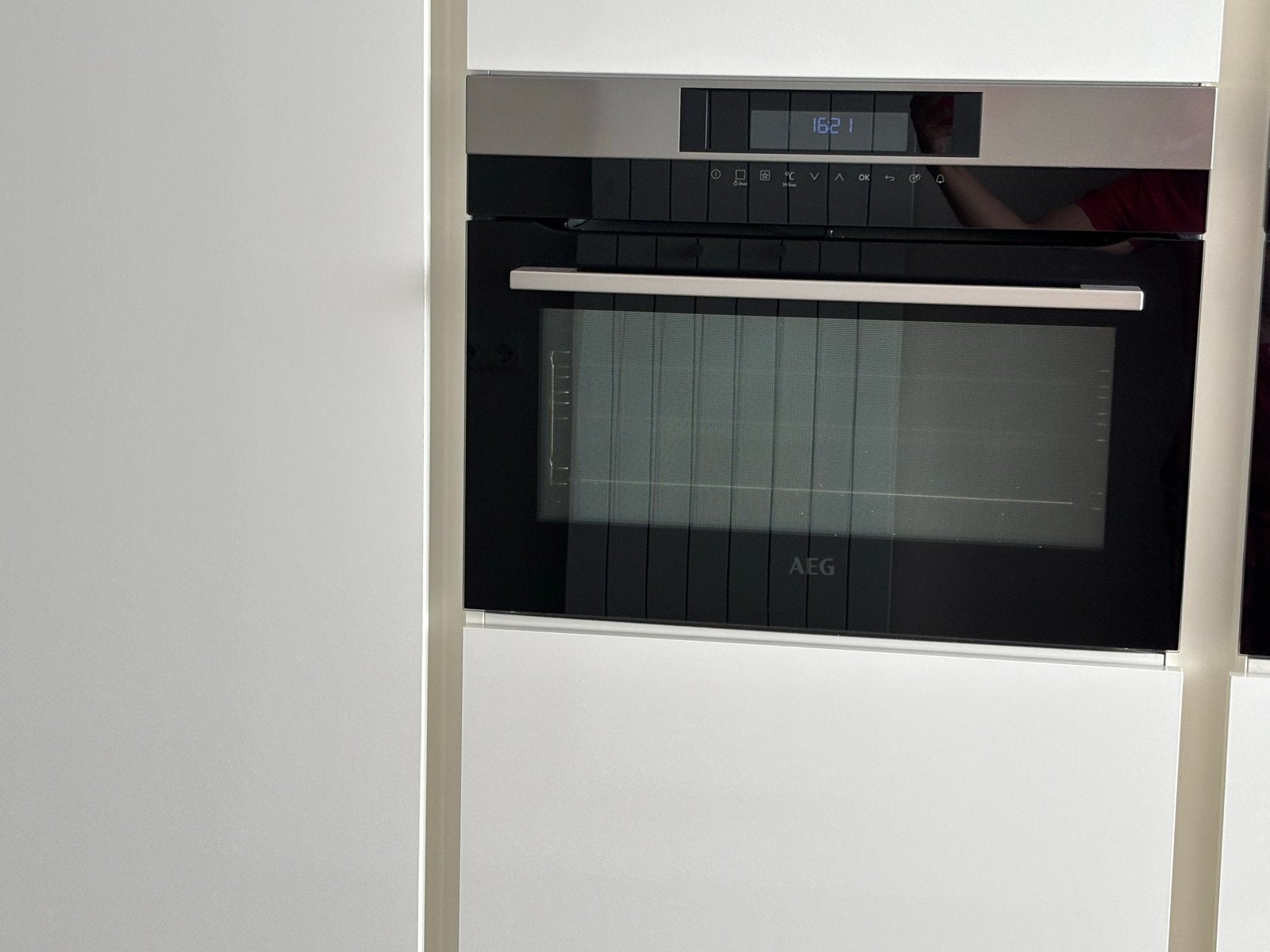 AEG Combi-oven - Zo goed als nieuw, Ophalen, 45 tot 50 cm, Inbouw, 45 tot 60 cm