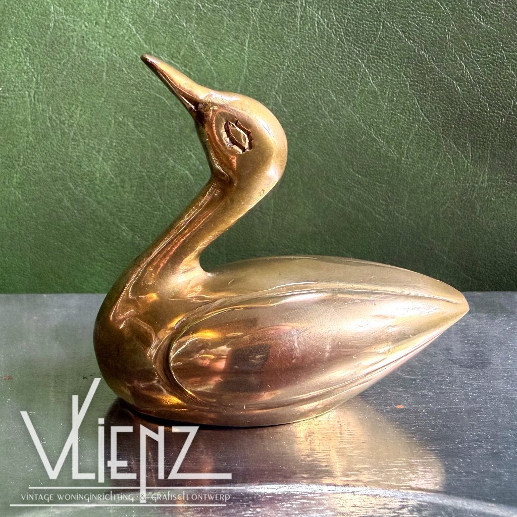 Vintage, retro messing eend, Ophalen of Verzenden, Huis en Inrichting