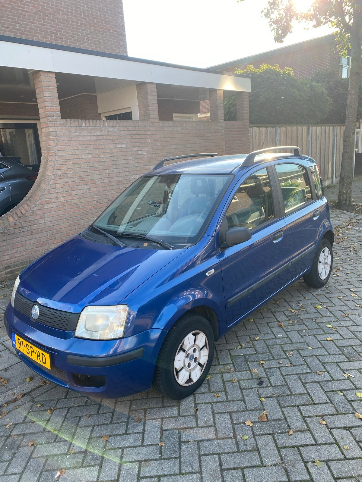 Fiat Panda 1.1 40KW 2006 Blauw 2de eigenaar apk 25-6-2027, Auto's, Voorwielaandrijving, 54 pk, Origineel Nederlands, Handgeschakeld