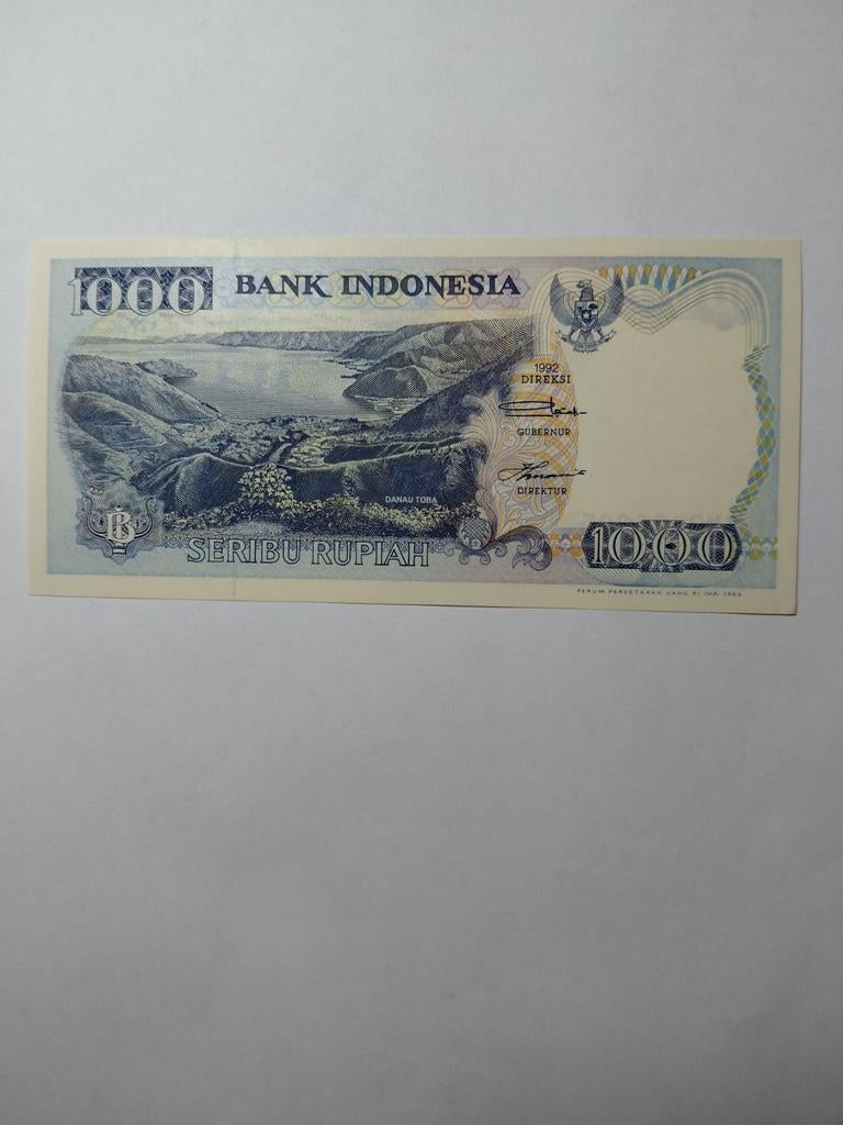 Indonesië 1000 rupiah 1992 unc, Postzegels en Munten, Bankbiljetten | Azië, Ophalen of Verzenden, Zuidoost-Azië