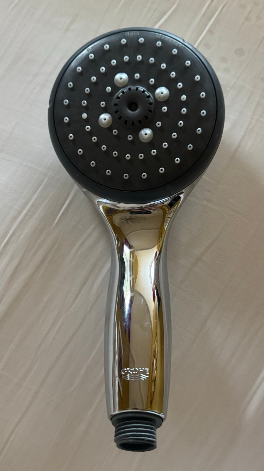 Nieuwe Grohe douchekop - Chroom/Zwart, Ophalen of Verzenden, Nieuw, Chroom, Douche