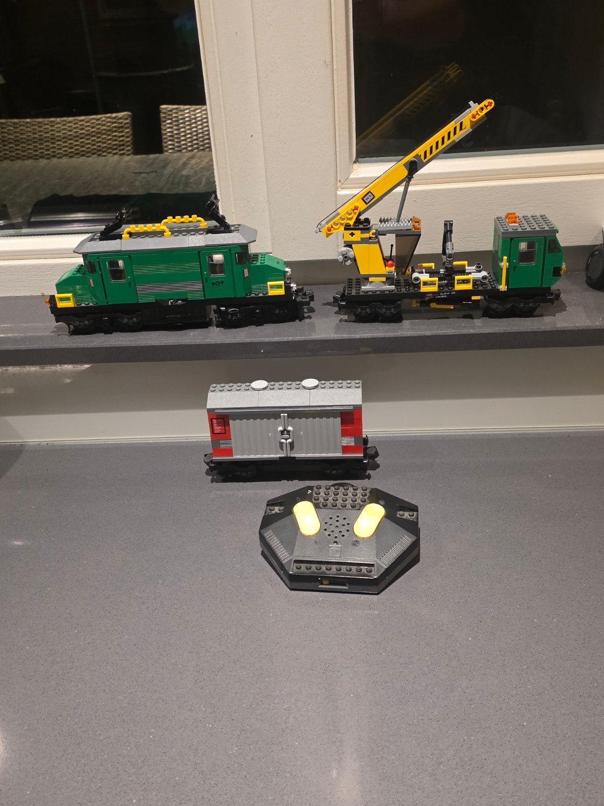 LEGO TREIN SET MET VEEL RAILS SINTERKLAAS KERST, Ophalen, Zo goed als nieuw, Complete set, Lego