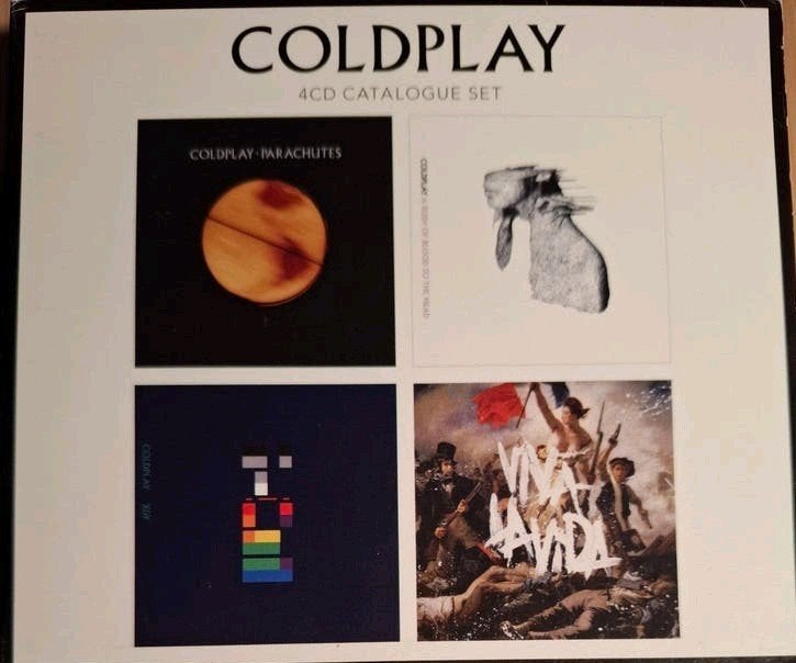 Coldplay 4CD Catalogue Set - Parachutes, Rush of, X&Y, Viva, Rock, Gebruikt, Boxset, Verzenden