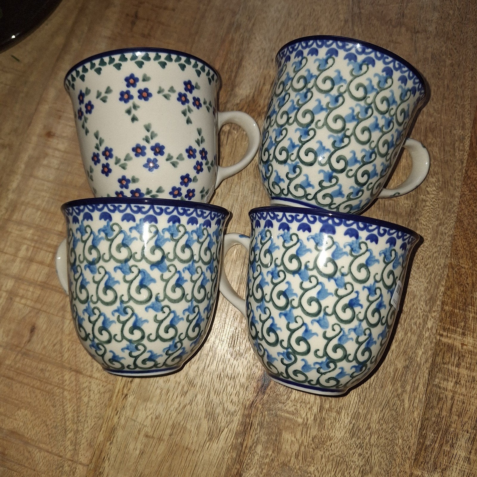 Tulpmokken 300ml Bunzlau Castle Pools keramiek-nieuw, Overige merken, Keramiek, Nieuw, Overige stijlen