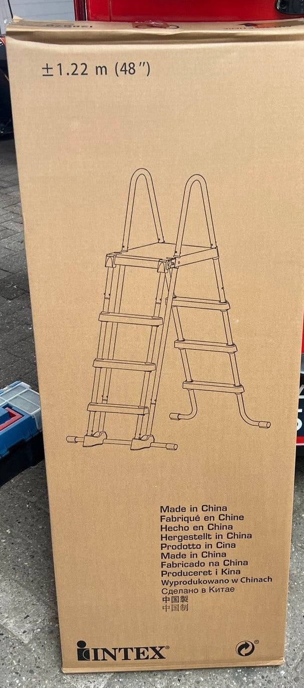 Nieuwe Intex Zwembadladder 1.22m (48"), Ophalen, Nieuw, Ladder