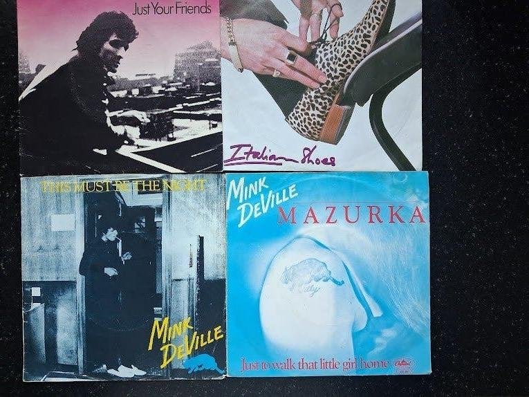 MINK DeVILLE - 4 SINGLES, Ophalen of Verzenden, Gebruikt, Pop, Single