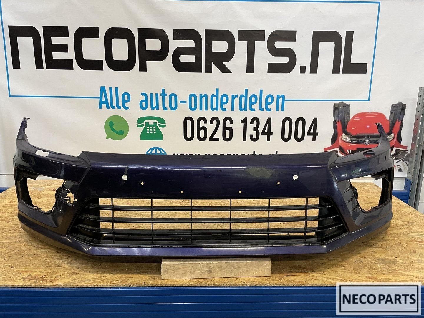 BUMPER VW SCIROCCO R R20 FACELIFT VOORBUMPER 1K8807221AB, Gebruikt, -, Volkswagen, -