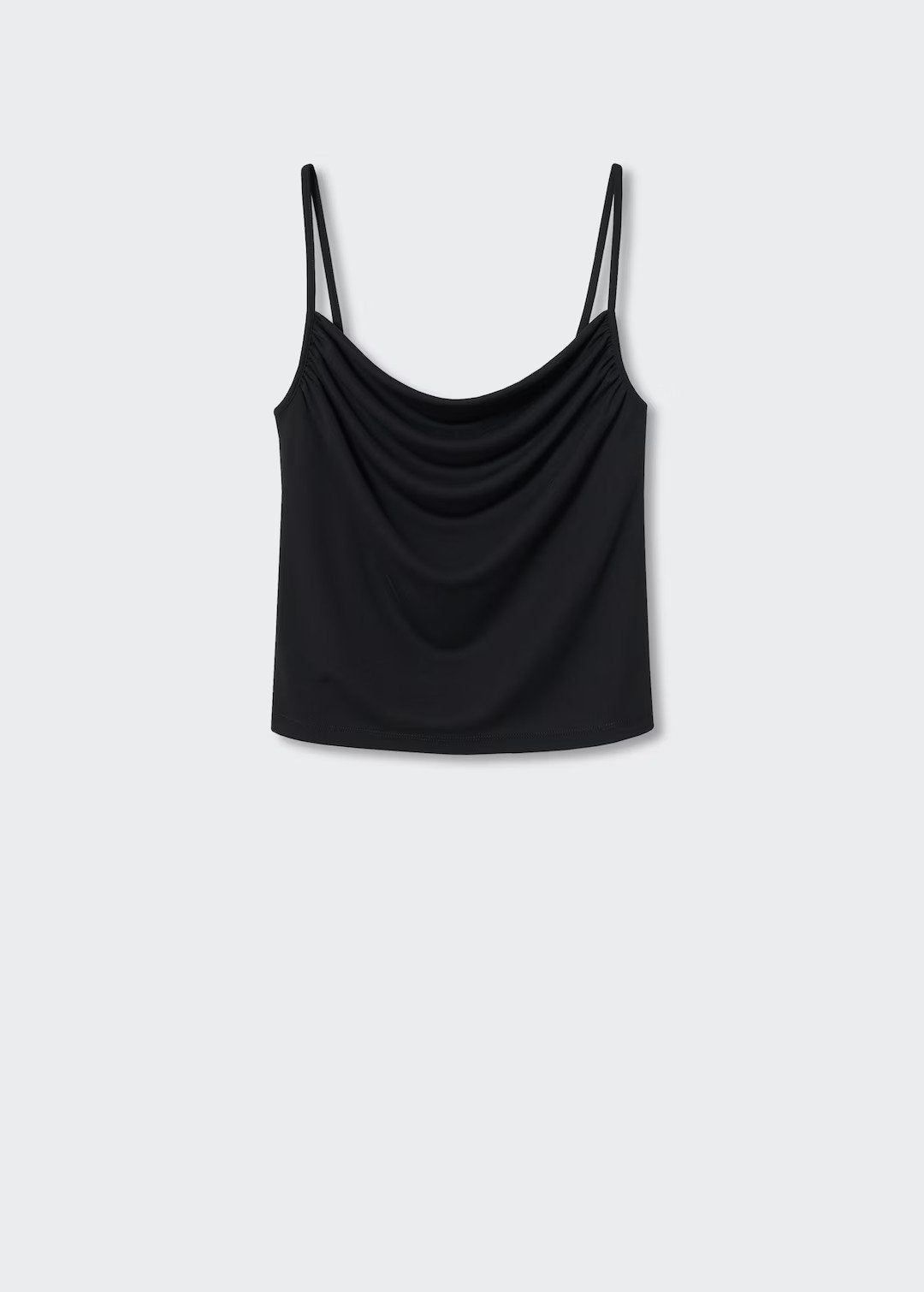 Nieuwe zwarte top met spaghettibandjes - Maat S, Kleding | Dames, Tops, Zwart, Nieuw, Ophalen of Verzenden, Maat 36 (S)