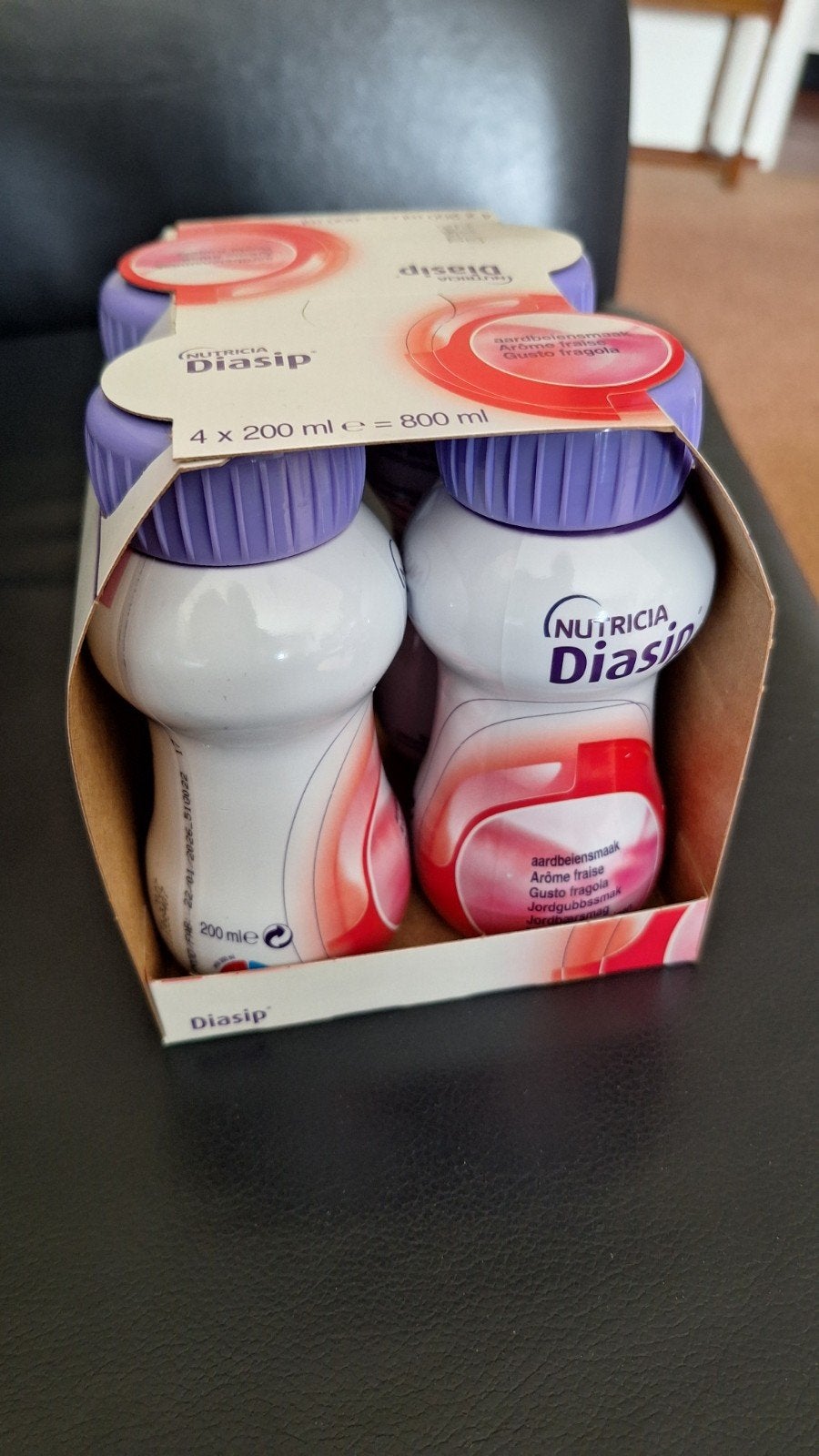 Diasip Aardbei 3x 4 flesjes van Nutricia, Ophalen