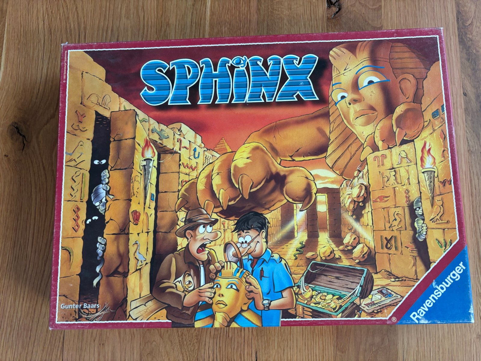 Sphinx bordspel van Ravensburger - Compleet, Drie of vier spelers, Ophalen of Verzenden, Gebruikt