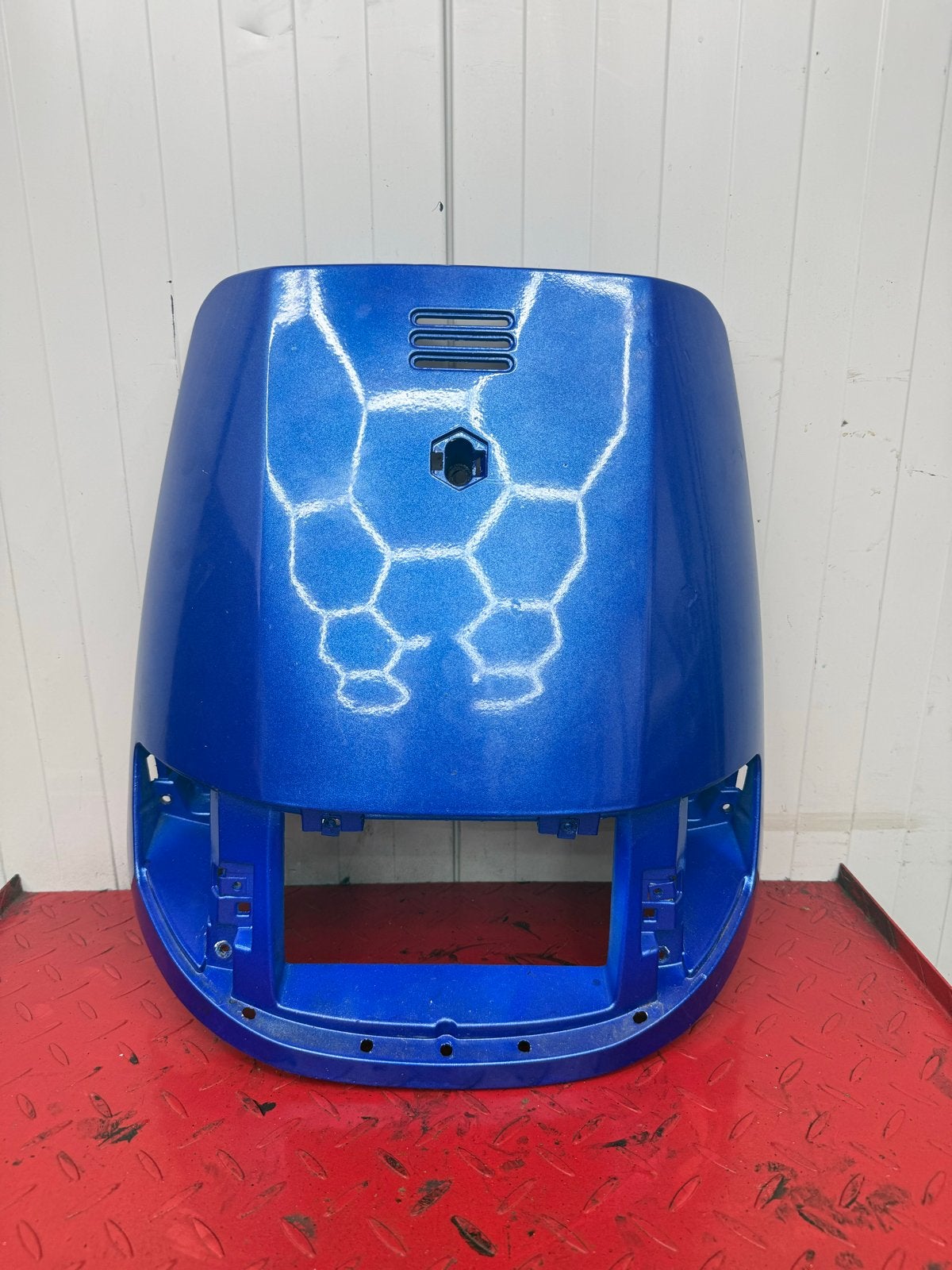 Piaggio SKR / Skipper voorkap - blauw - goede staat, Ophalen of Verzenden, Gebruikt, Kap, Piaggio
