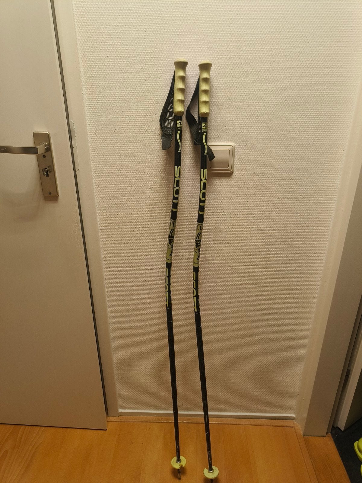 Scott ski stokken 130cm - GS, SG of afdaling, Sport en Fitness, Overige merken, Gebruikt, Stokken, 100 tot 140 cm