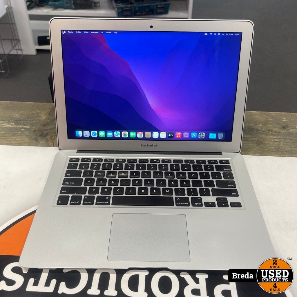 Macbook Air 2017 13"  - 8GB 128GB - i5 - Nette staat, Computers en Software, Apple Macbooks, Apple, Zo goed als nieuw, Support@apple.com