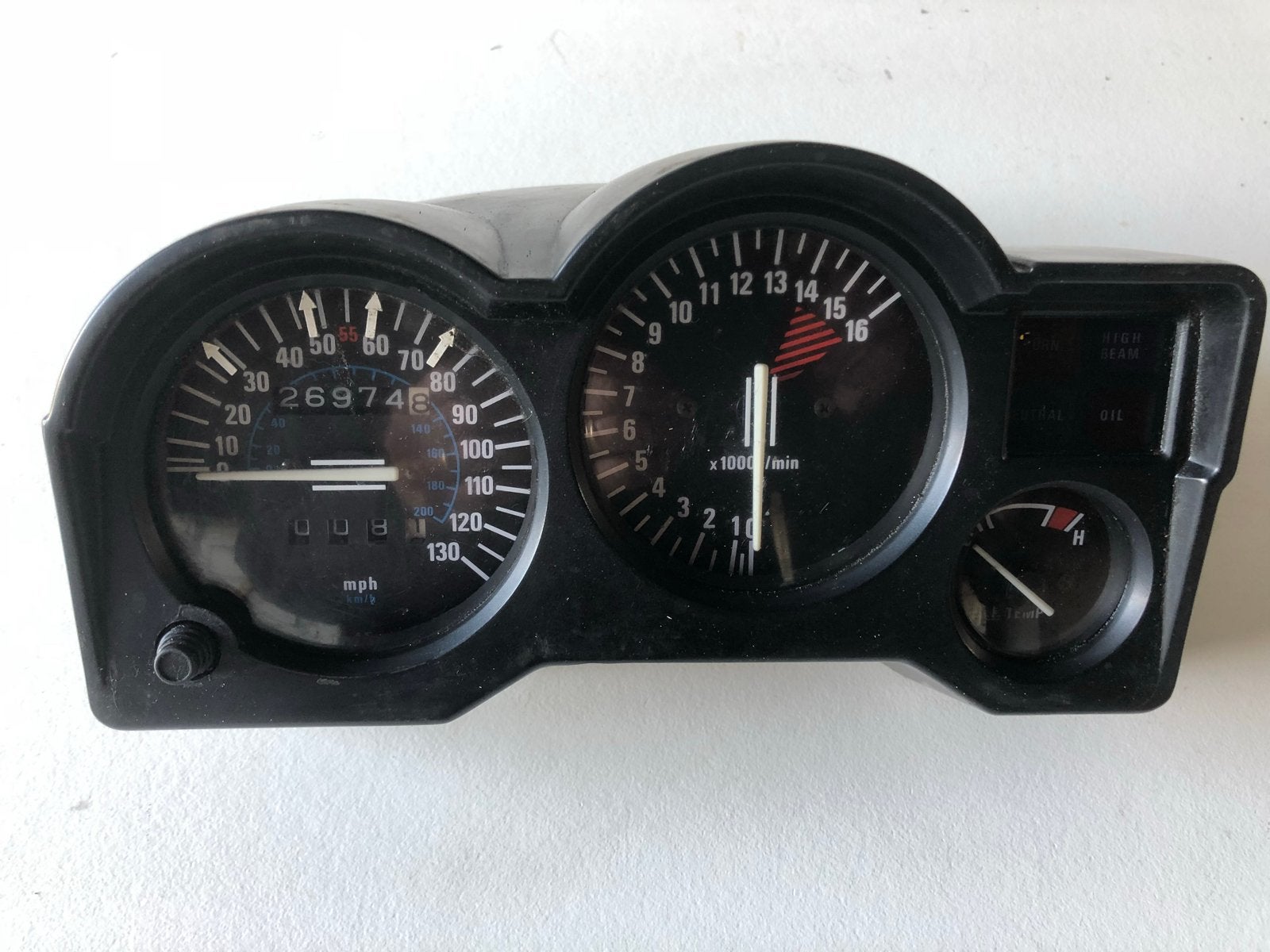 Kawasaki GPX250R Tellerklok - Snelheidsmeter Toerenteller, Motoren, Gebruikt, Kawasaki, ., Gpx 250 r