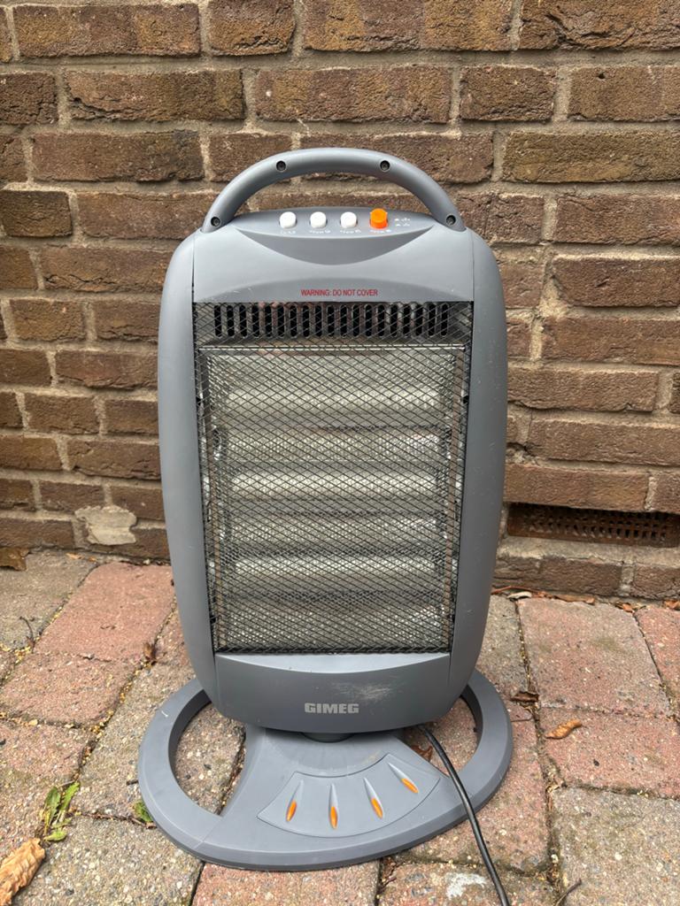 Gimeg Halogeen Kachel GHK-140 - 1200W, Huis en Inrichting, Kachels, Ophalen, Gebruikt, Overige soorten, Elektrisch