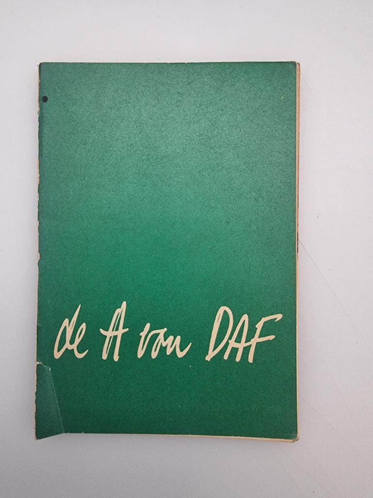 De A van DAF boekwerkje w.s. jaren zestig, Boeken, Ophalen of Verzenden, Gelezen