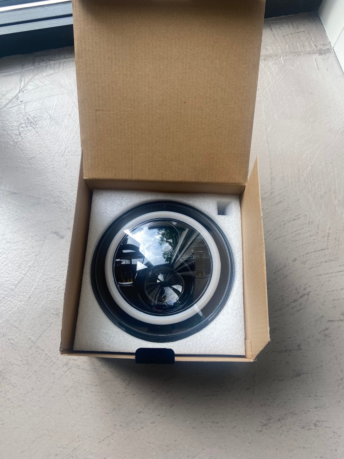 7 INCH LED KOPLAMP Zwart, Ophalen of Verzenden, Nieuw