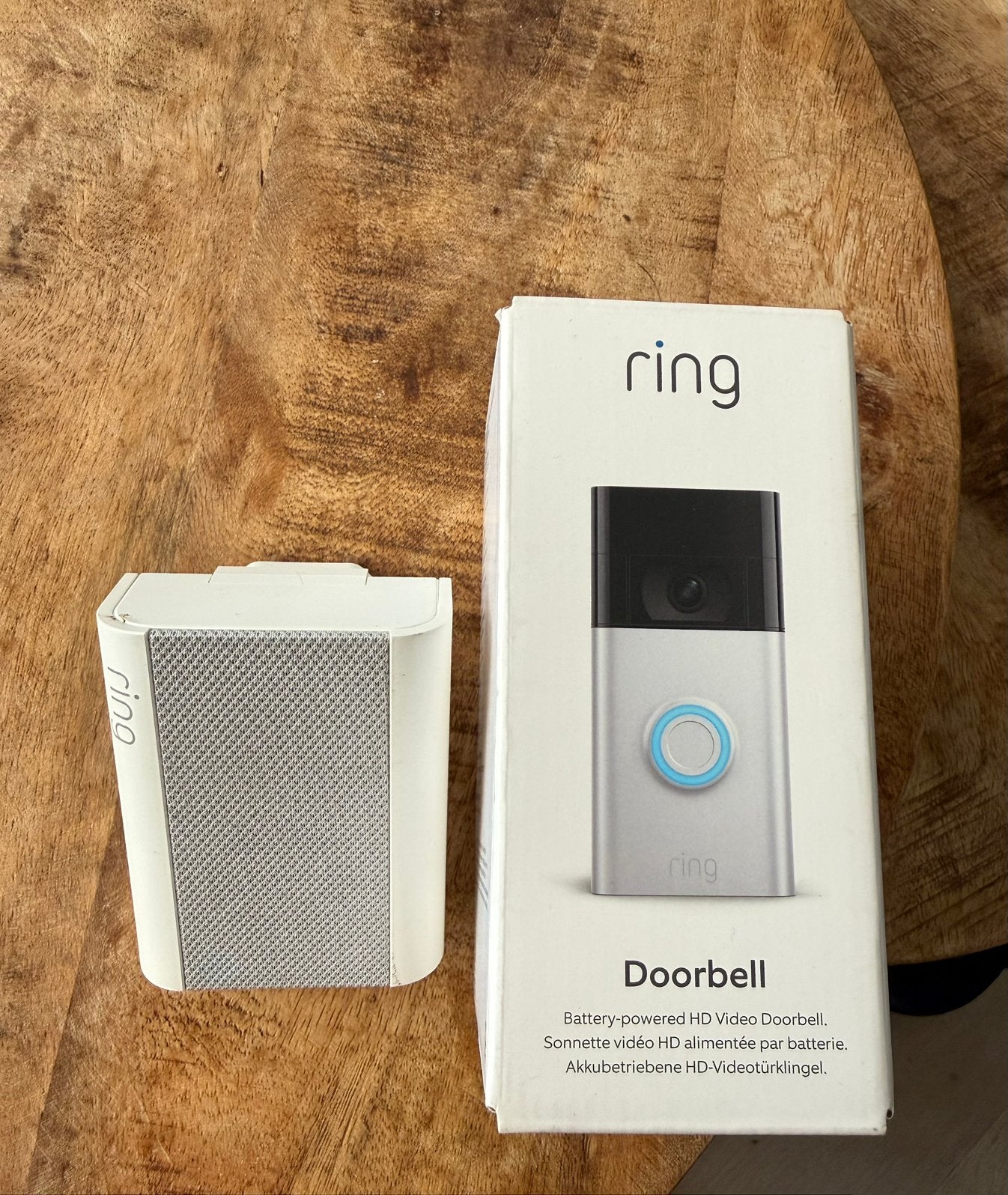 Ring deurbel battery + chime, Ophalen of Verzenden, Zo goed als nieuw