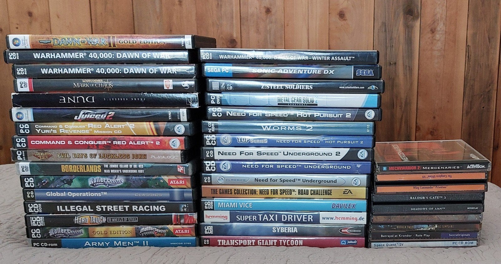 Grote collectie PC games - Diverse genres, Spelcomputers en Games, Games | Pc, Gebruikt, Overige genres, 1 speler, Ophalen of Verzenden