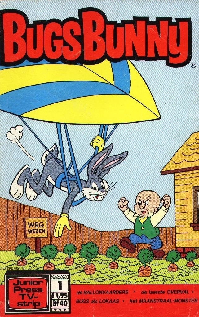 Bugs Bunny - JP TV strip nr 1  Junior Press, Boeken, Strips | Comics, Verzenden, Europa, Junior Press Bussum, Gelezen