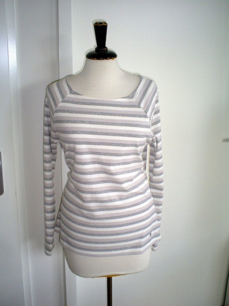 NIEUW __ gestreepte MONARI top met lurex mt. M, Maat 38/40 (M), Monari, Nieuw, Ophalen of Verzenden