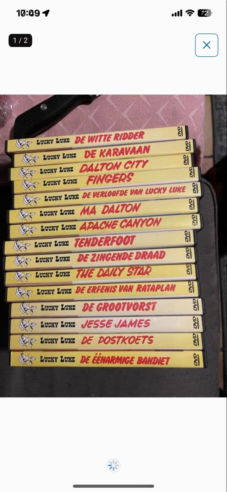 Lucky Luke DVD collectie - 13 films, Europees, Gebruikt, Tekenfilm, Alle leeftijden